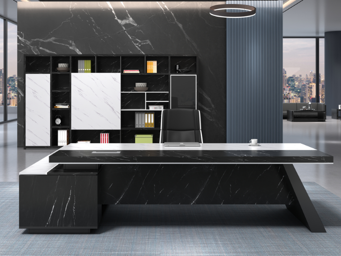 新中式实木老板桌厂家直销,老板桌