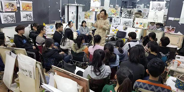 张店建桥实验学校附近考级画室辅导机构,画室